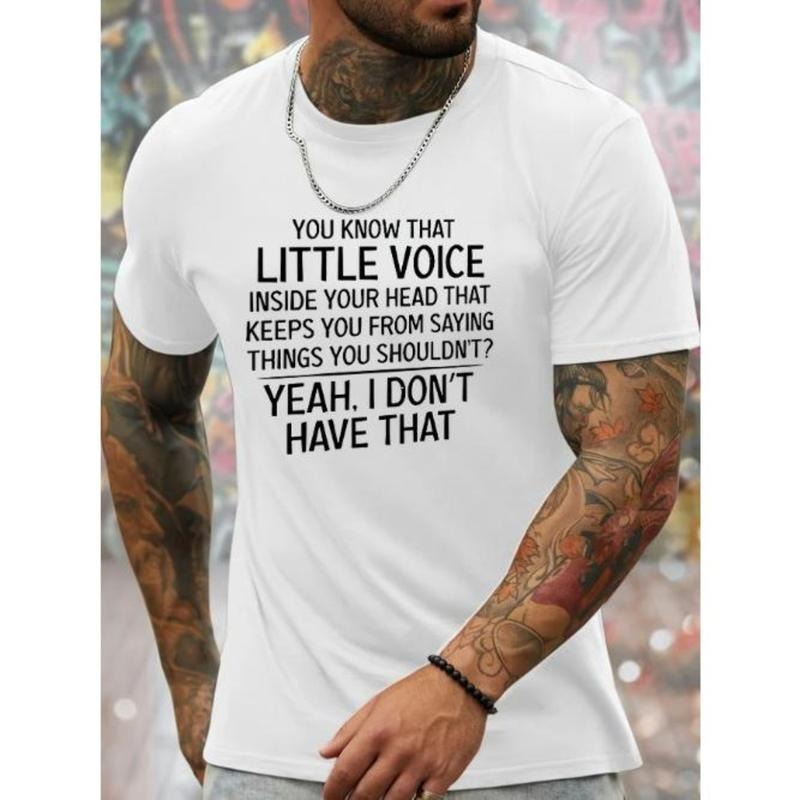 Vibrant Graphic Tee - Men's Round Neck Short Sleeve Fashion T-Shirt for Spring Summer Holiday
