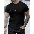 Vibrant Paris Letters Graphic Tee - Soft, Breathable, Comfy Round Neck Short Sleeve Top for Spring Summer Holiday Leisure...