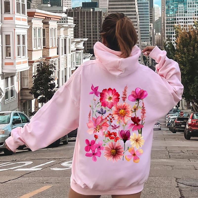 Vibrant Pressed Flower hoodie dandy hoodie T-Shirts, Sweatshirt | GrindPrints.com