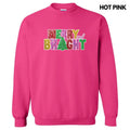 Vibrant Sequin Merry & Bright Patch Sweatshirt T-Shirts, Hoodie | GrindPrints.com