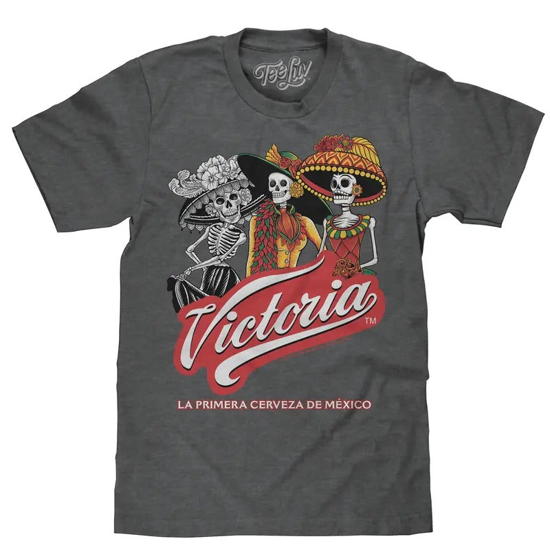 Victoria Beer T-Shirt - Gray Hoodie, Sweatshirt | GrindPrints.com