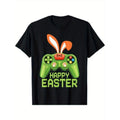 Video Game Easter Bunny Gaming Controller Gamer Mens Womens T-Shirt - Casual Crew Neck Cotton, Super Soft, Summer...