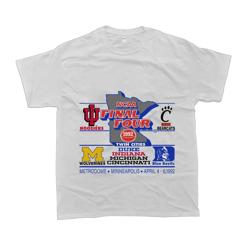 Vintage 1992 Final Four T-Shirt Celebrate March For Women For Men Hoodie, Sweatshirt | GrindPrints.com