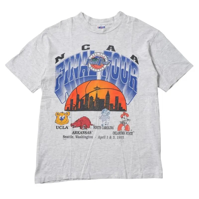 Vintage 1995 NCAA Final Four Tee, Classic Sweatshirt for women, for men Cotton Menswear Top Unisex T-Shirt Top Fabric...