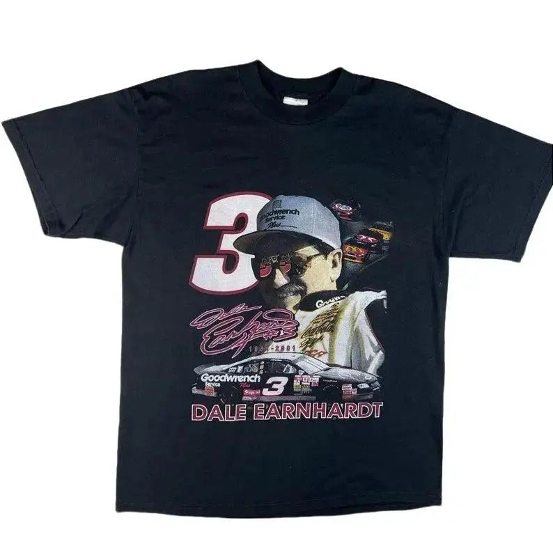 Vintage 2001 Dale Earnhardt NASCAR T-Shirt With Retro Style, Sporty Tshirt, Men's Clothes, Men's Tshirt Casual Classic...