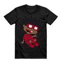 Vintage 90s 12 Flu Game 2025 Black Varsityy Red T Shirt Match FINSTERR, Retro Basketball Match, Funny Graphic T-Shirt,...