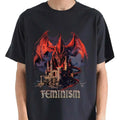 Vintage 90s Feminism Dragon Fantasy Graphic T-Shirt