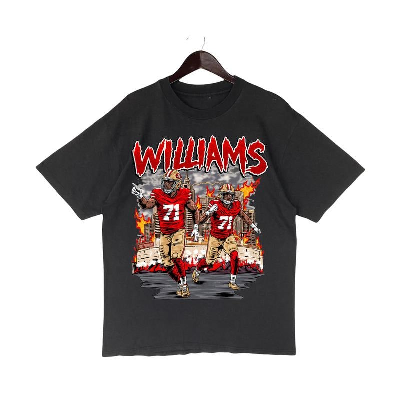 Vintage 90s Graphic Style Williams T-Shirt, Retro Football Bootleg Gift Hoodie, Sweatshirt | GrindPrints.com