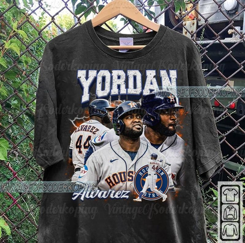 Vintage 90s Graphic Style Yordan Álvarez T-Shirt Best Price Hoodie, Sweatshirt | GrindPrints.com