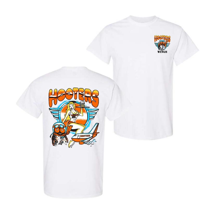 Vintage 90s Hooters Wings T-Shirt Sweatshirt Hoodie, For Men And Women, Trendy Shirt | GrindPrints.com