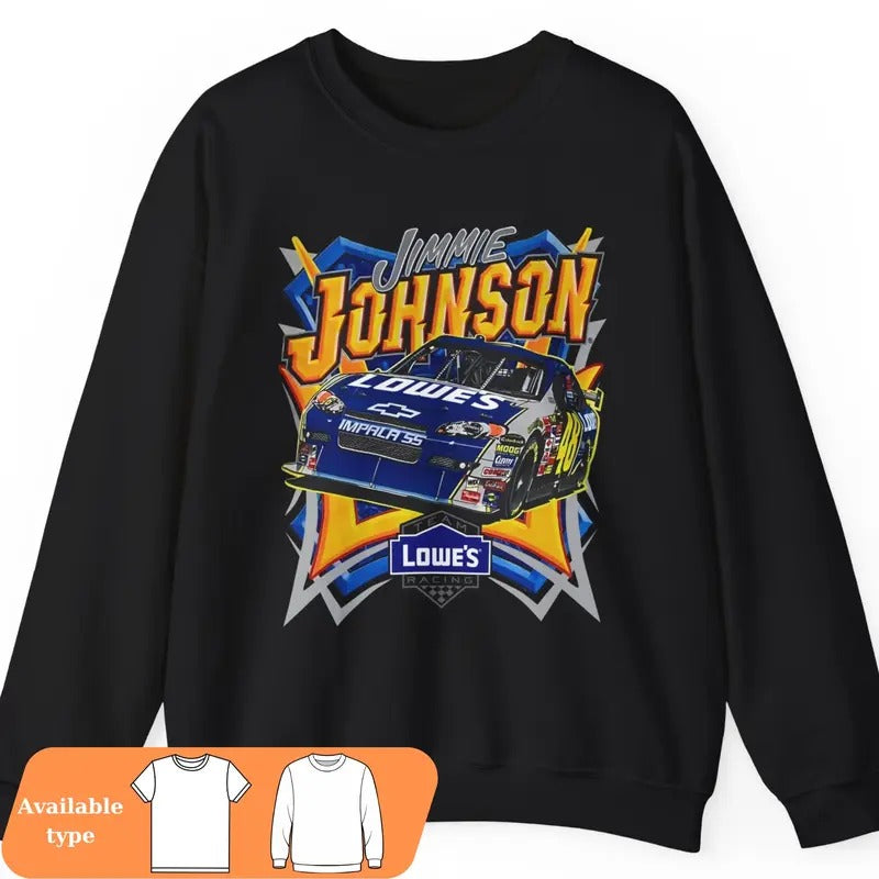 Vintage 90s Jimmy Johnson shirt, Car shirt, NASCAR Racing All Over T-Shirt, Retro Racing Tee, NASCAR Shirt, Jimmy Johnson...