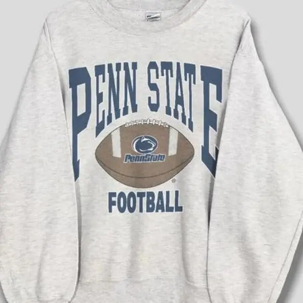 Vintage 90s Penn State University Nittany Lions Football Crewneck Sweatshirt T-Shirts, Hoodie | GrindPrints.com
