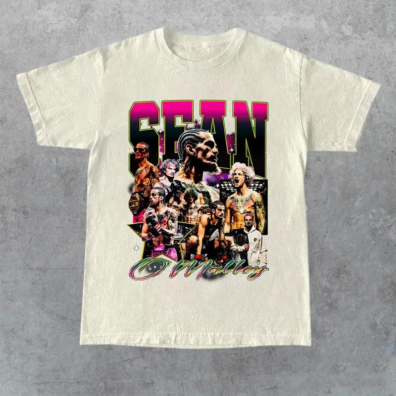 Vintage 90s Style Sean O'Malley T-Shirt UFC Suga Hoodie, Sweatshirt | GrindPrints.com
