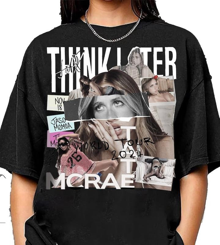Vintage 90s Tate Mcrae Shirt,Unisex Gift Sweatshirt,World Tour 2024 shirt,Tate McRae Fan Shirt,Comfort colors shirt Hoodie