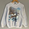Vintage 90s Whitetail Deer Sweatshirt, Deer Stag Wilderness Sweatshirt, Deer Stag Wilderness Sweater, Deer Stag...