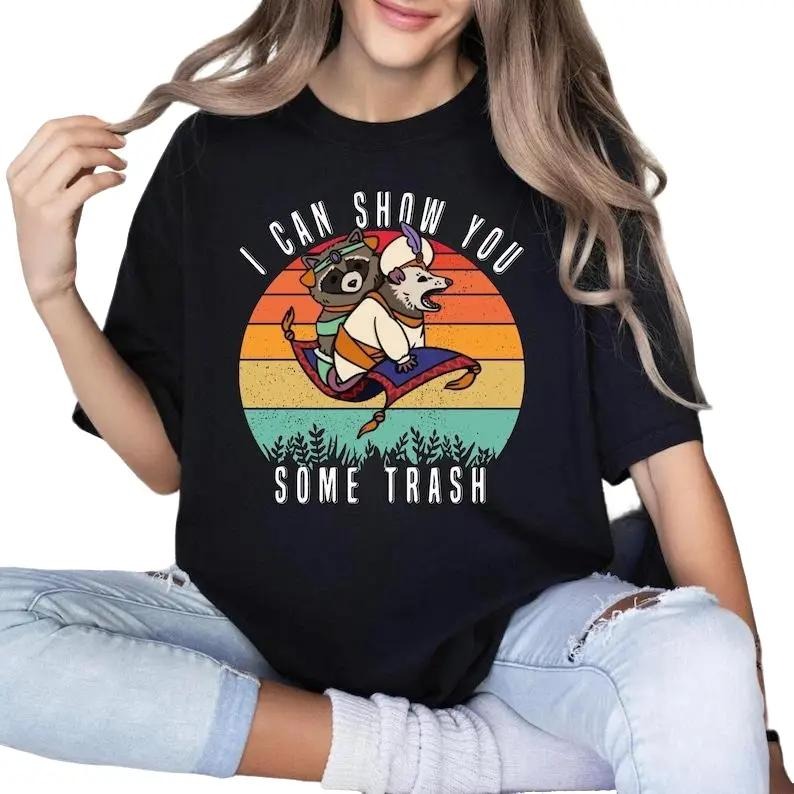 Vintage Aladdin Possum Raccoon Shirt, Funny Raccoon Lover Gift Hoodie, Sweatshirt | GrindPrints.com