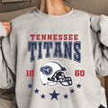 Vintage All Team Crewneck sweater-  Unisex Pullover Cotton Sweatshirt T-Shirts, Hoodie | GrindPrints.com