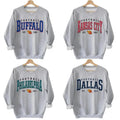 Vintage All Teams Football Sweatshirts - Classic Unisex in Sport Grey T-Shirts, Hoodie | GrindPrints.com