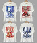 Vintage All Teams Football Unisex T-shirt, Gildan 5000 Unisex Crewneck Sport Classic T-Shirt All Teams Football, Sport...