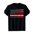 Vintage American Flag Baseball T-Shirt, Men's T-Shirt, 180g made in usa Hoodie, Sweatshirt | GrindPrints.com