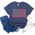 Vintage American Flag Tee with States, Fourth of July Tees, United States Tshirts, July 4th Graphic Tee, USA Shirts,...