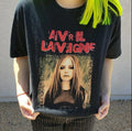 Vintage Avril Lavigne Bones 2004 Eyes Tour Black T-Shirt Hoodie, Sweatshirt | GrindPrints.com