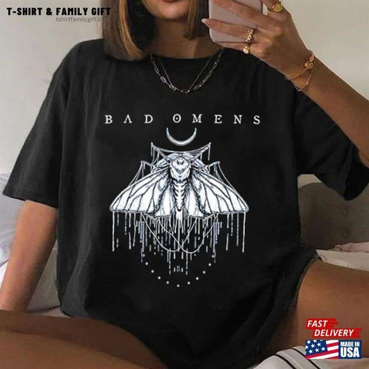 Vintage Bad Omens T-Shirt Concrete Forever Tour 2023 Shirt Classic Hoodie, Sweatshirt | GrindPrints.com