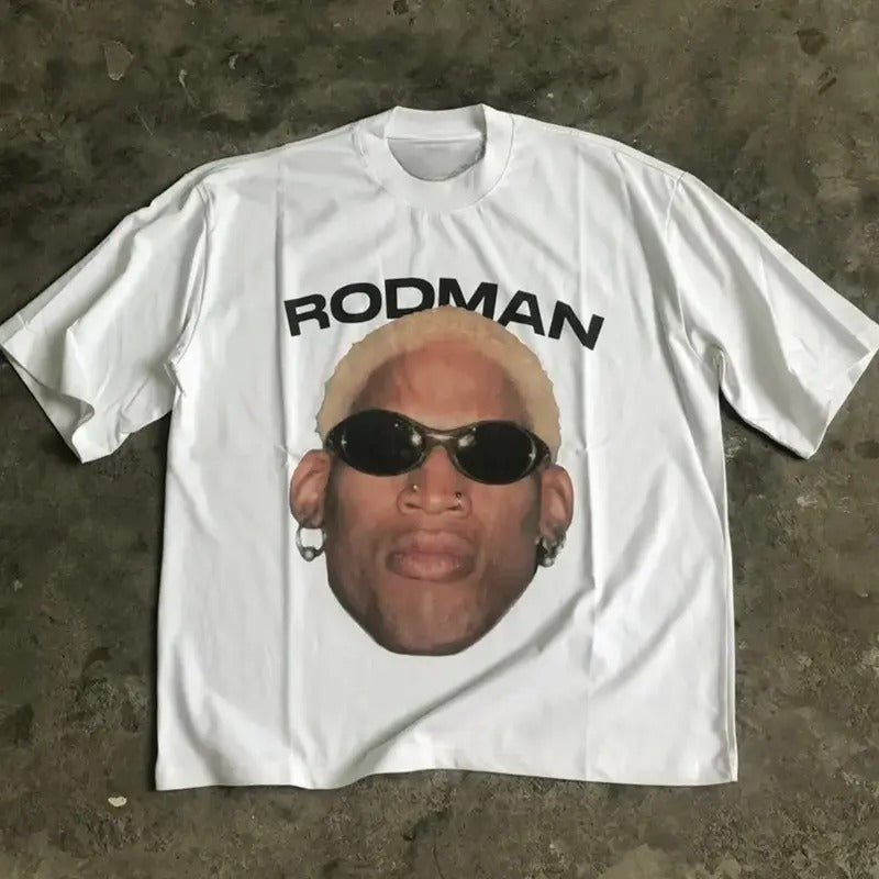 Vintage Basketball Rodman Graphic Tee, Dennis Rodman Shirt, Dennis Rodman Graphic Tee, Basketball Shirt, Vintage Graphic...