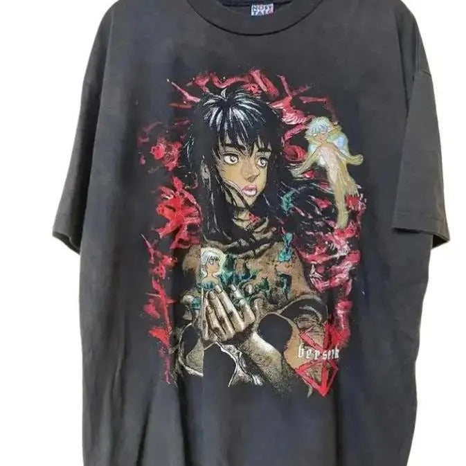 Vintage Berserk Casca Anime Manga T-Shirt Anime Tee Shirt Hoodie, Sweatshirt | GrindPrints.com