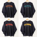Vintage Black Football Team Sweatshirt - Classic Design for All Fans T-Shirts, Hoodie | GrindPrints.com