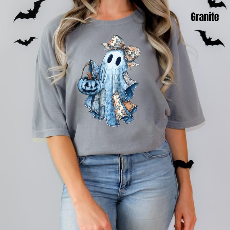 Vintage Blue Ghoul Girl Comfort Colors T-Shirt 'NLB' Hoodie, Sweatshirt | GrindPrints.com