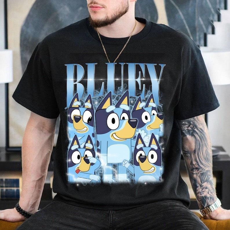 Vintage Bluey Shirt Bluey Bootleg Shirt Photo Bootleg Shirt Change Your Here Shirt Blue Dog Shirt Heeler Family Shirt T-Shirts, Hoodie, Sweatshirt