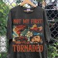Vintage BlvckStyle Not My First Tornadeo Comic Shirt, Ram Trucks X Twisters, Vintage Cowboy Western Gift Unisex Shirt...