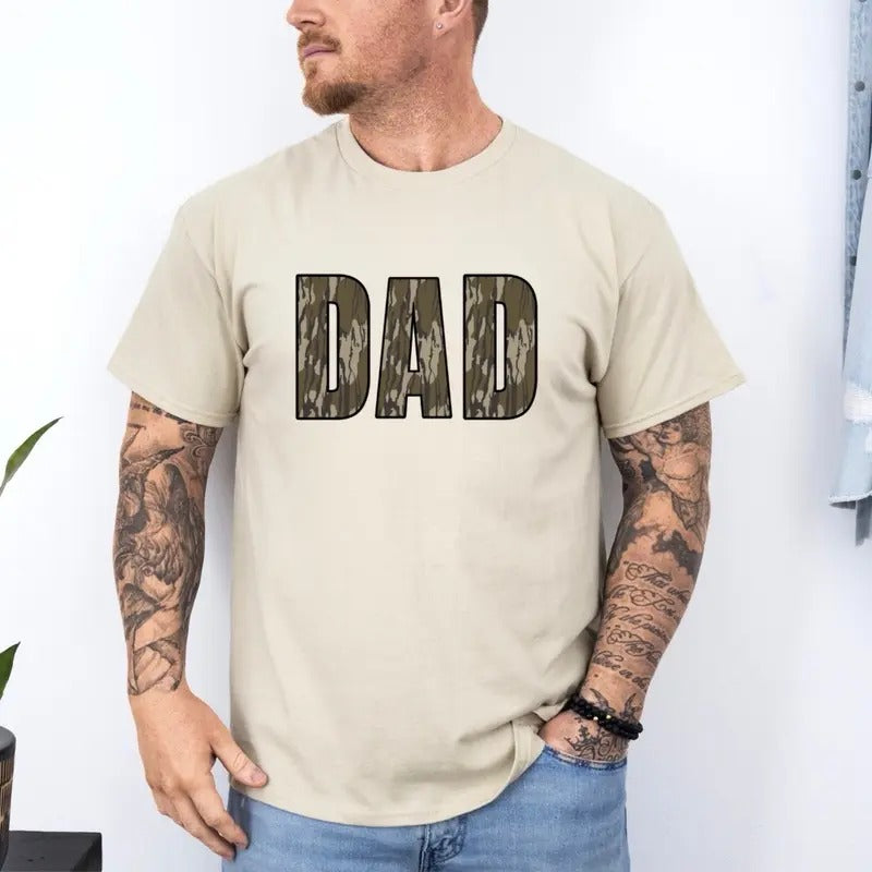 Vintage Camo Dad Shirt Hoodie, Sweatshirt | GrindPrints.com