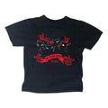 Vintage Cat Girl Baby Tee, Gothic Emo Girl Top, Y2K Women's Casual Short Sleeve Cotton T-Shirt with Graphic Design