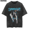 Vintage Chainsaw Man Shirt, Chainsaw Man Merch, Anime Shirt Menswear Top Underwear Tshirt Streetwear Human T-Shirt...
