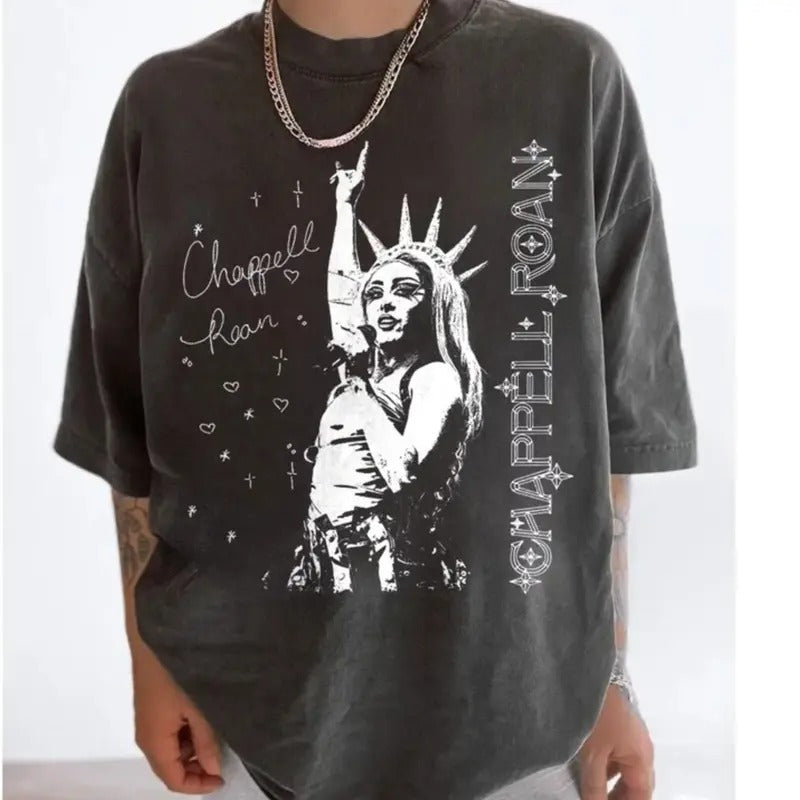 Vintage Chappell Roan Shirt, Chappell Roan Statue of Liberty Shirt, Chappell Roan Merch, The Rise and Fall of a Midwest...