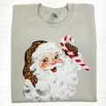 Vintage Cheetah Santa Sweatshirt T-Shirts, Hoodie | GrindPrints.com