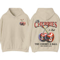 Vintage Cherry Fruit Hoodie, Retro Fruits Vintage Graphic Shirt, Retro Cherry Shirt Sweatshirt | GrindPrints.com