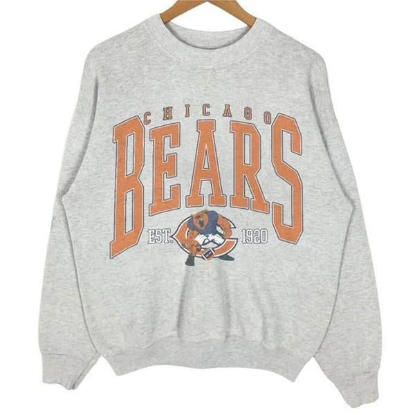 Vintage Chicago Sweatshirt Vintage Bears Football Sweatshirt T-Shirts, Hoodie | GrindPrints.com