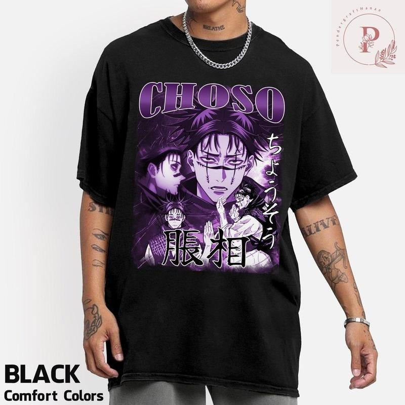 Vintage Choso Shirt, Choso Anime Shirt, Anime Manga Shirt Hoodie, Sweatshirt | GrindPrints.com