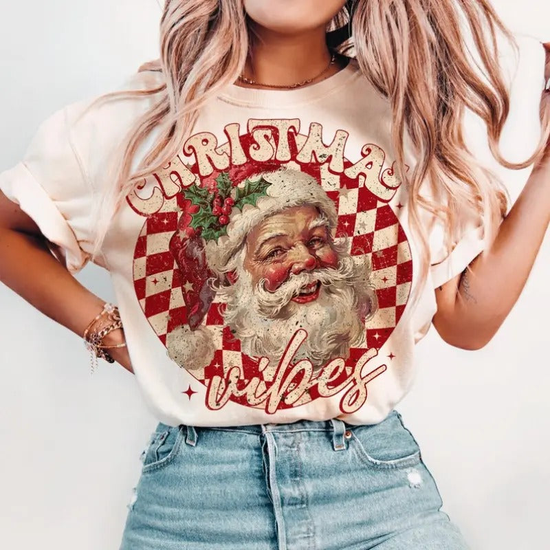 Vintage Shirt Season Santa Claus Retro Shirt T-Shirts, Hoodie, Sweatshirt