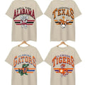 Vintage College Football Teams T-shirt Retro Tee Top Hoodie, Sweatshirt | GrindPrints.com