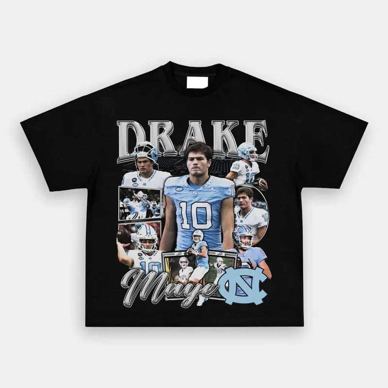Vintage College Graphic Tee, DRAKE MAYE TEE Hoodie, Sweatshirt | GrindPrints.com