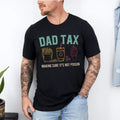 Vintage Dad Tax Shirt, Funny Dad Tax T-shirt, Dad Tax Noun Shirt, Fathers Day Gift Personalised Shirt Long-sleeve...