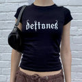 Vintage Deftones Graphic Baby Tee, Retro Women's T-Shirt, Punk Streetwear, Emo Girl Tops, Grunge 2000s, Gift For...