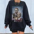 Vintage Design Halloween Ghost Face Scream Michael Myers Shirt - Sweatshirt - Hoodie | GrindPrints.com