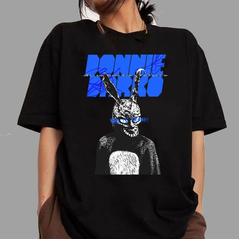 Vintage Donnie Movie Shirt, Retro Darko Bunny Shirt, Sci Fi Scary Movie, Grunge Streetwear Shirt, 2000s and 90s Darko...