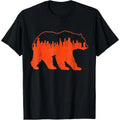 Vintage Downtown Chicago City Skyline Walking Bear Novelty Made USA T-Shirts, Hoodie, Sweatshirt