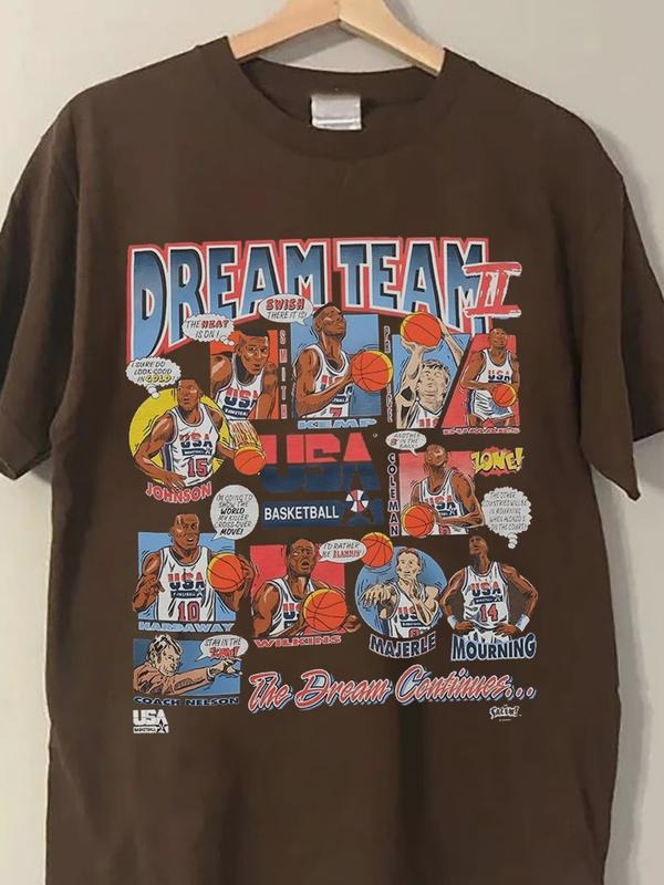 Vintage Dream Team Tee Shirt, Vintage 1992 USA Dream Team T-Shirt, USA Dream Team Tee Shirt, Dream Team Basketball Tee...